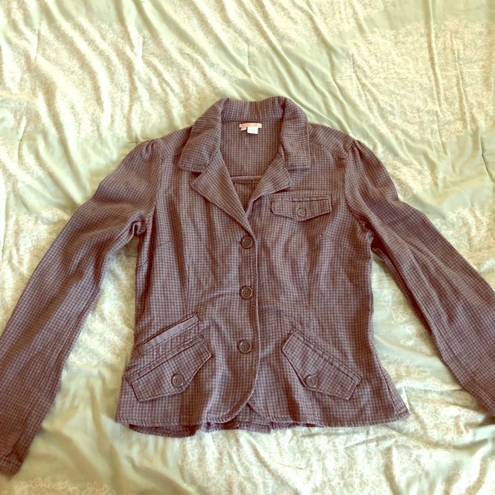 Lux Houndstooth print blazer-size small